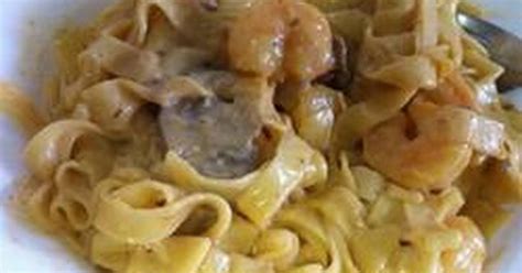 shrimp-pasta-with-cream-of-mushroom-soup-recipes-yummly image