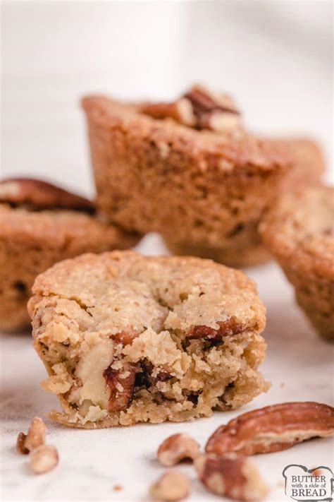 pecan-pie-mini-muffins-butter-with-a-side-of-bread image