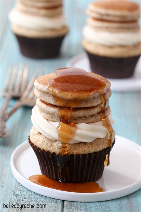 cinnamon-pancake-cupcakes-baked-by-rachel image