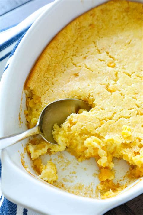 easy-5-ingredient-corn-casserole-all-things-mamma image