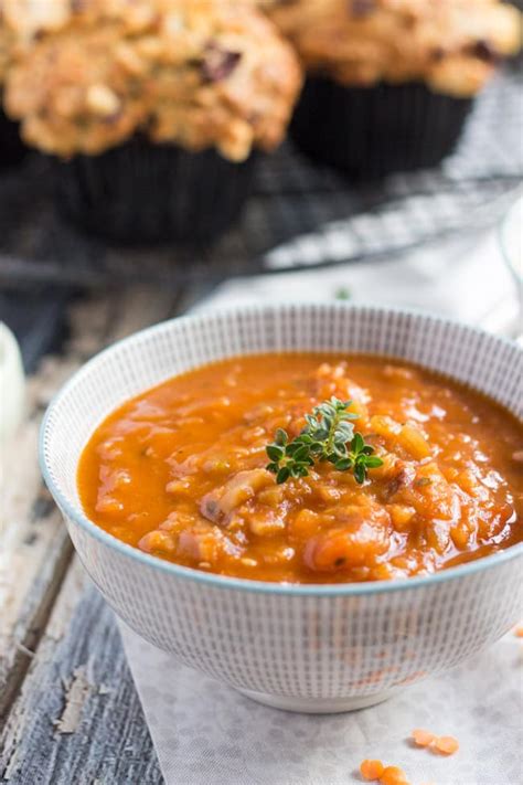 a-super-easy-red-lentil-and-smoky-bacon-soup image