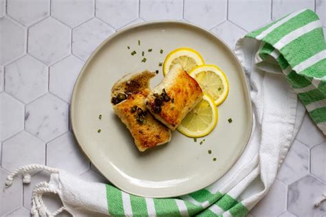lingcod-recipe-pan-seared-fish-with-lemon-caper-sauce image