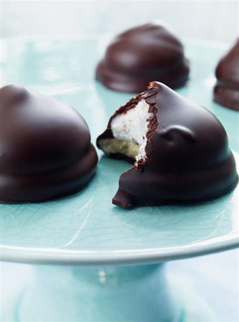 homemade-chocolate-coated-marshmallow-cookies image