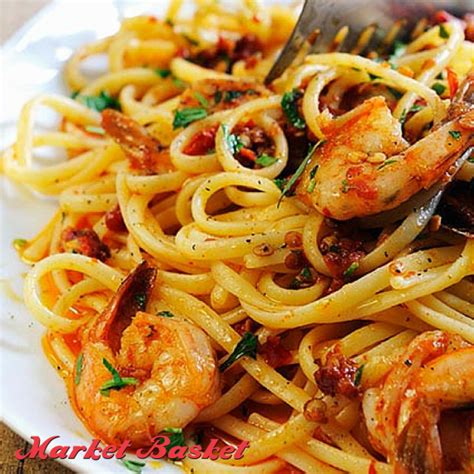 pasta-with-spicy-marinara-shrimp-market-basket image
