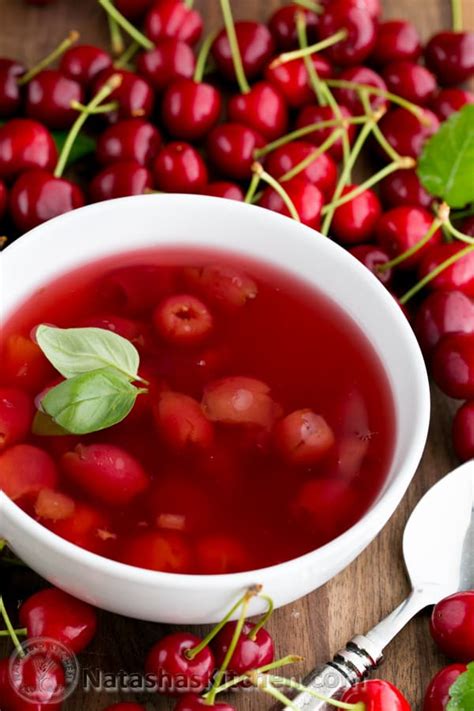 cherry-soup-kissel-recipe-summer-soup-fruit-soup image