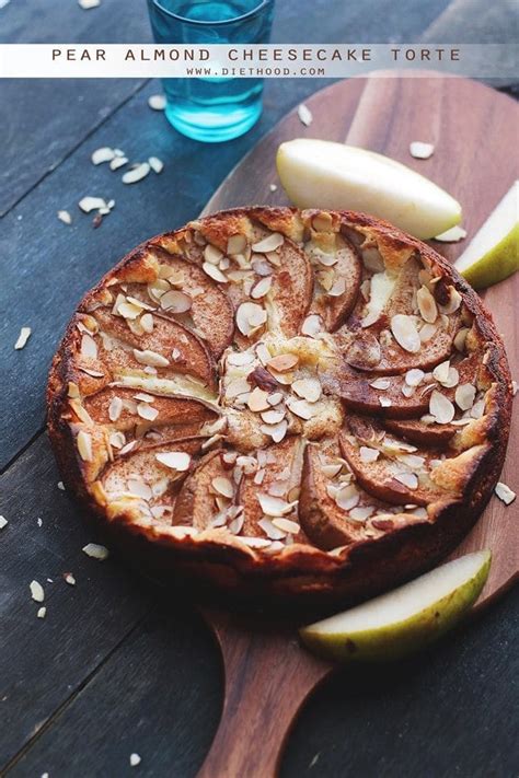 pear-almond-cheesecake-torte-recipe-diethood image