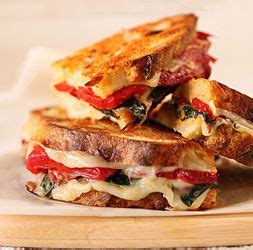 roasted-red-pepper-basil-provolone-sandwiches image