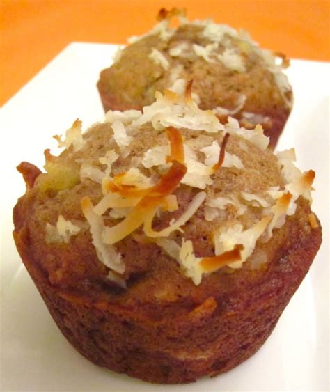 banana-coconut-pineapple-muffins-damn-delicious image