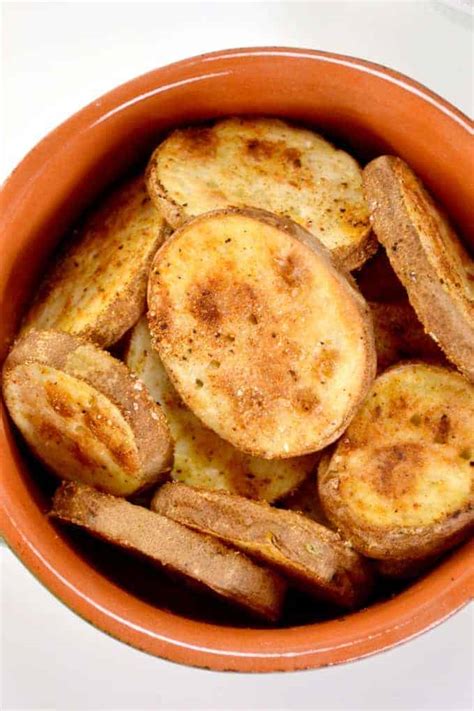 oven-baked-crispy-potato-rounds-recipe-vegan image