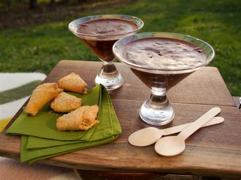 easy-chocolate-mousse-with-sweet-phyllo-crisps image