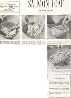 salmon-loaf-vintage-recipe-clipping image