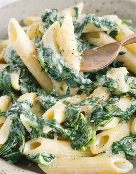 pasta-with-spinach-easy-quick-the-clever-meal image