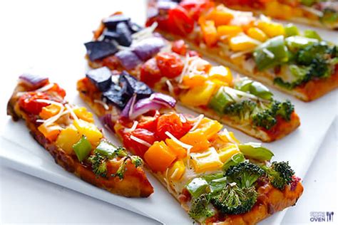 rainbow-veggie-flatbread-pizza-gimme-some-oven image