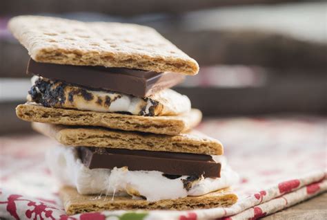 how-to-make-smores-on-a-campfire-bbq-in image
