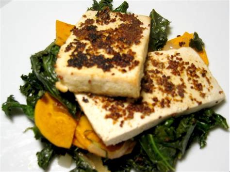 mustard-crusted-tofu-with-kale-and-sweet-potato image
