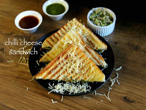 grilled-cheese-chilli-sandwich-recipe-hebbars-kitchen image