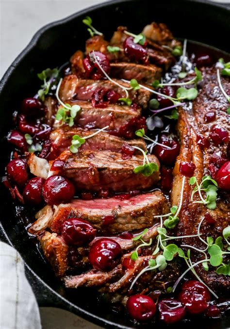 steaks-with-fresh-cherry-sauce-yes-to-yolks image