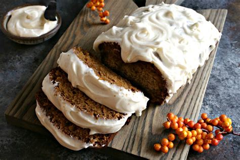 gingerbread-loaf-with-cream-cheese-frosting image