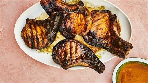 grilled-pork-chops-with-pineapple-turmeric-glaze image