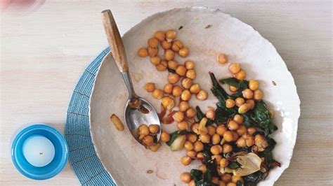 roasted-garbanzo-beans-and-garlic-with-swiss-chard image