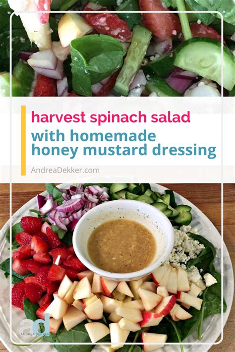 harvest-spinach-salad-with-homemade-honey image