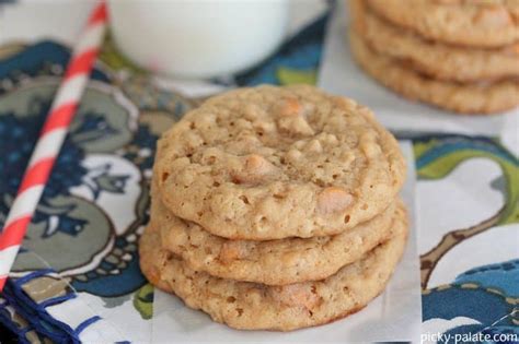 oatmeal-butterscotch-caramel-cookies-easy-oatmeal-cookies image