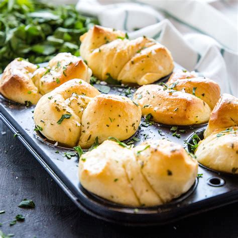 easy-homemade-garlic-butter-dinner-rolls-the-busy image