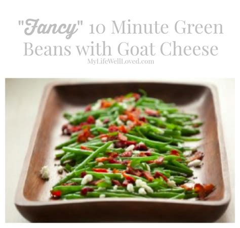 10-minute-fancy-green-beans-with-goat-cheese image