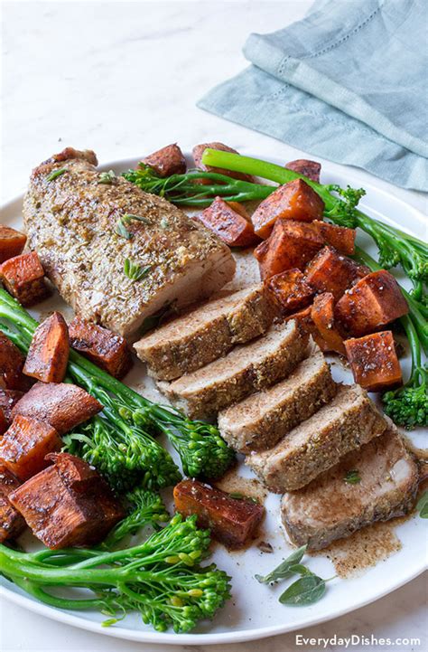 savory-pork-roast-with-sweet-potatoes-recipe-everyday image