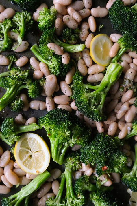 roasted-broccoli-and-white-beans-shutterbean image