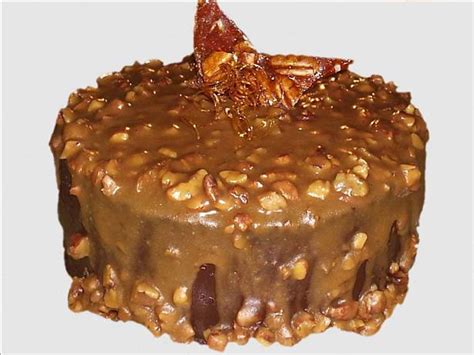 new-orleans-double-chocolate-praline-fudge-cake image