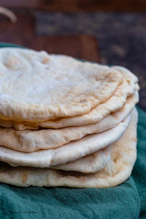 easy-homemade-pita-bread-recipe-the-mediterranean-dish image