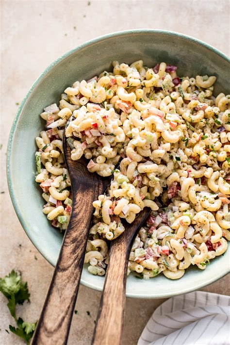 classic-macaroni-salad-recipe-salt-lavender image