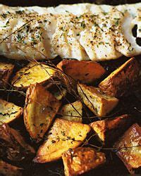 roasted-cod-and-potatoes-with-thyme-food-wine image