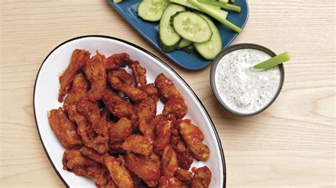 buffalo-chicken-strips-with-blue-cheese-dip image