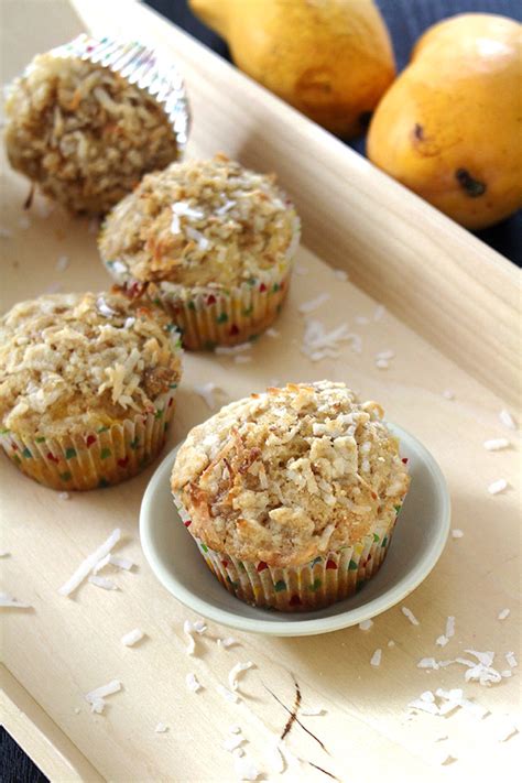 eggless-mango-coconut-muffins-recipe-with-streusel image
