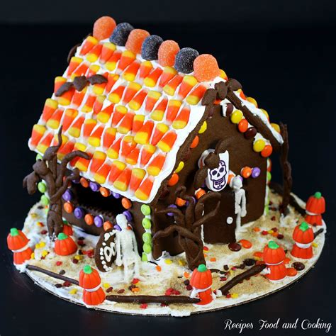 halloween-chocolate-gingerbread-house-with-dixie image
