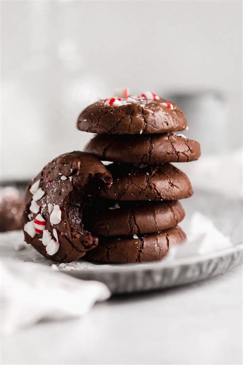 fudgy-peppermint-brownie-cookies-broma-bakery image