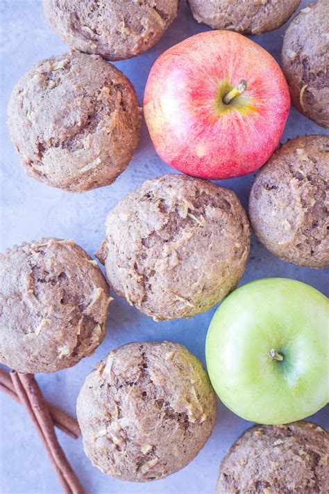 best-healthy-apple-cinnamon-muffins-she-likes-food image