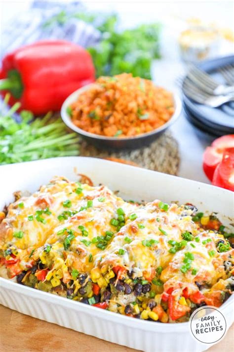 baked-southwest-chicken-casserole-easy-family image