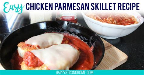 simple-chicken-parmesan-skillet-recipe-happy-strong-home image