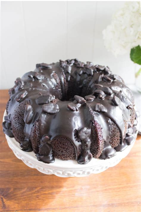 fudge-bundt-cake-chocolate-pecan-glaze-a-slice-of image