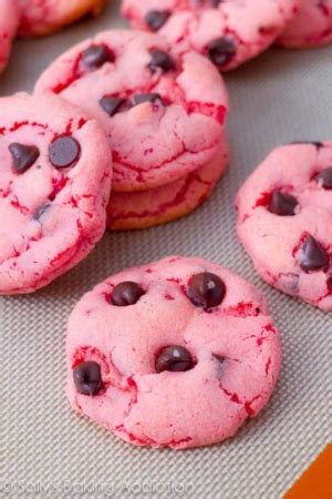 strawberry-chocolate-chip-cookies-sallys-baking image