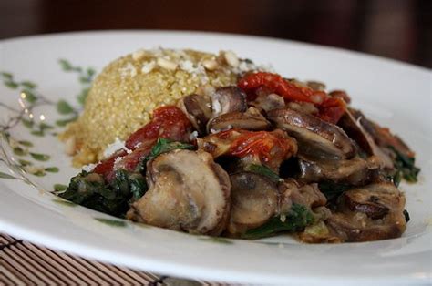 mushroom-marsala-with-garlic-herb-quinoa-pilaf image
