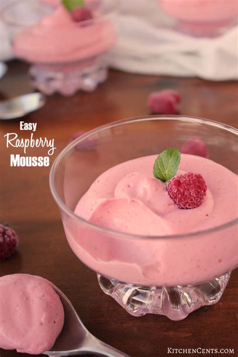 easy-raspberry-mousse-4-ingredients-eggless-delicious image