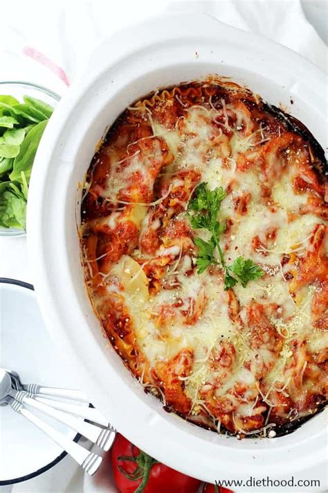 spinach-and-feta-crock-pot-lasagna image