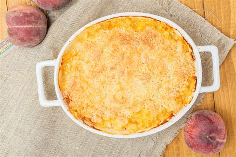 peach-cobbler-recipe-with-crumb-topping-the-spruce image