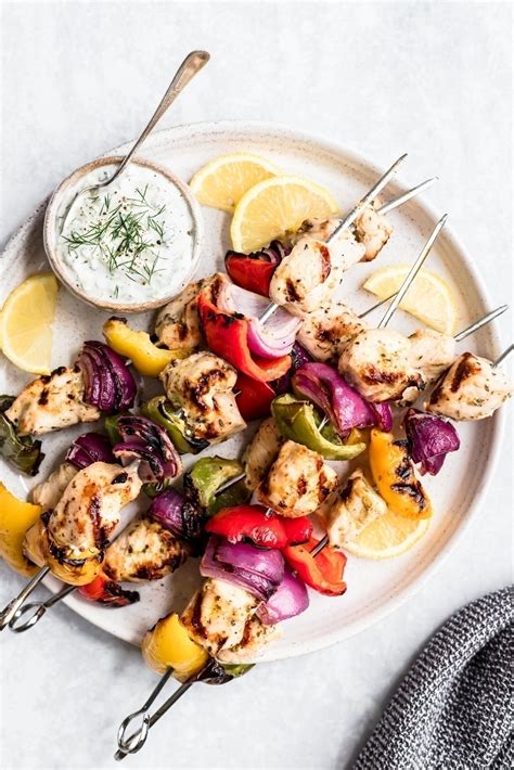 greek-chicken-kabobs-grilled-or-baked-ambitious-kitchen image