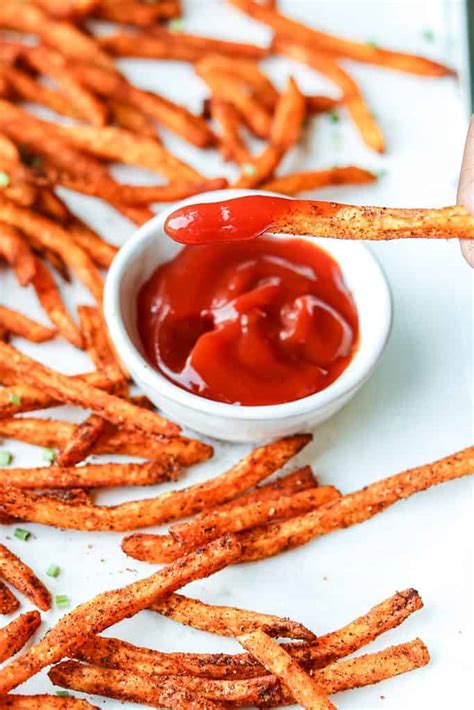 air-fryer-shoestring-fries-savory-thoughts image