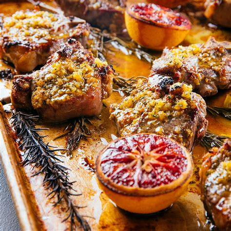broiled-lamb-chops-with-charred-blood-oranges image